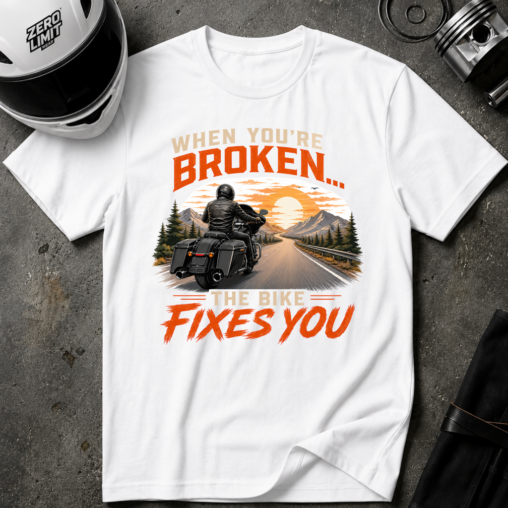 BIKE FIXES YOU T-SHIRT