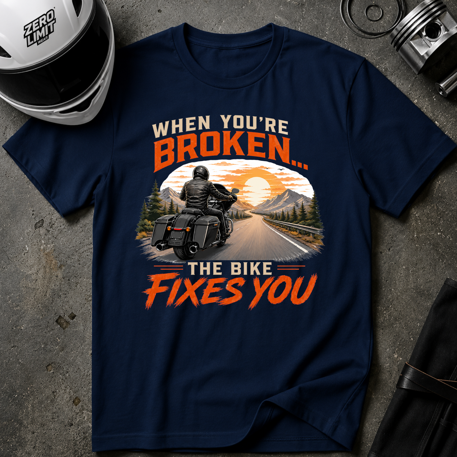 BIKE FIXES YOU T-SHIRT