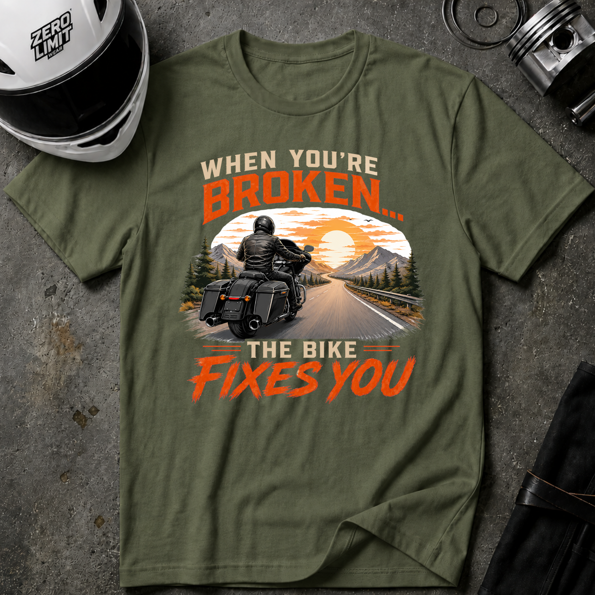 BIKE FIXES YOU T-SHIRT