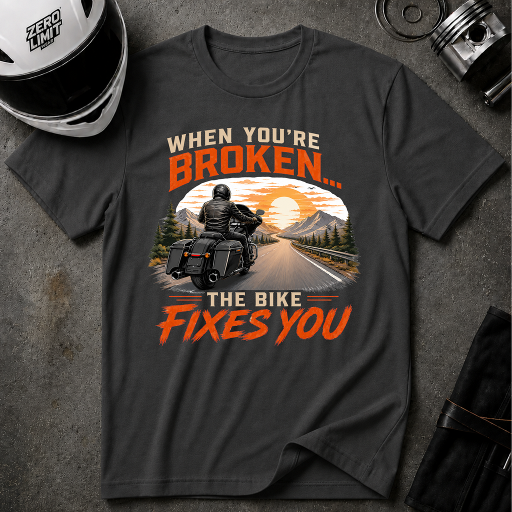 BIKE FIXES YOU T-SHIRT