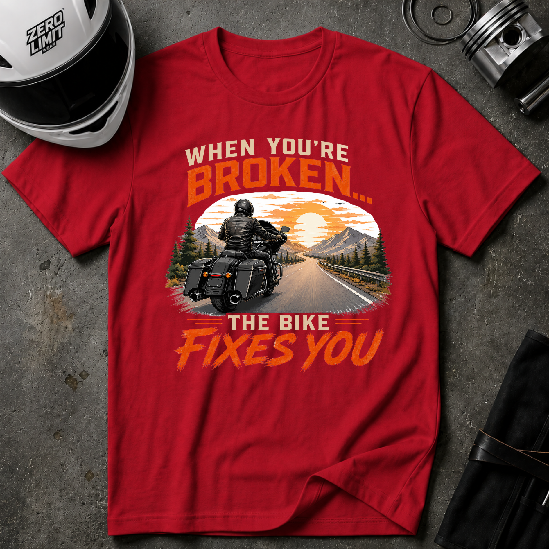 BIKE FIXES YOU T-SHIRT