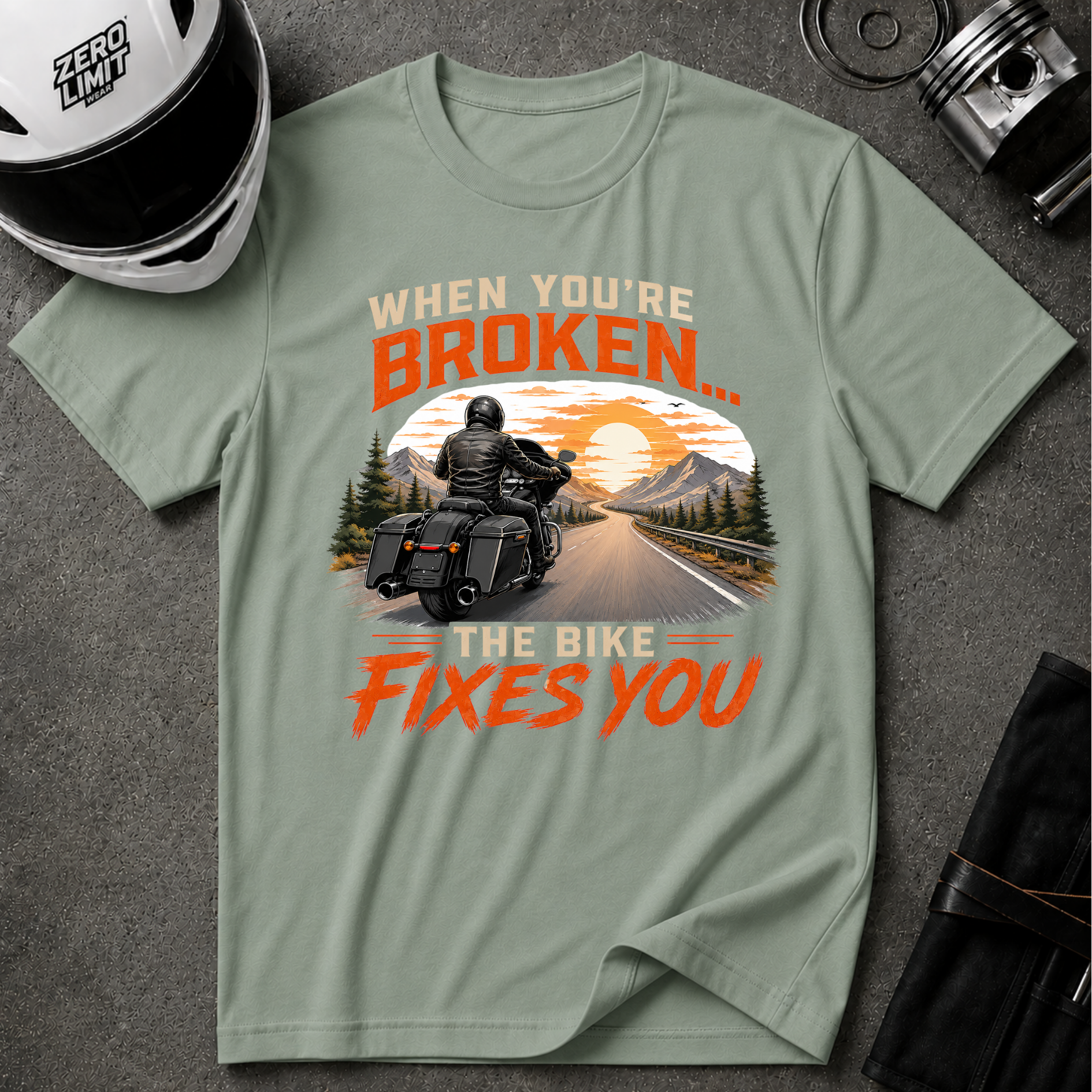 BIKE FIXES YOU T-SHIRT