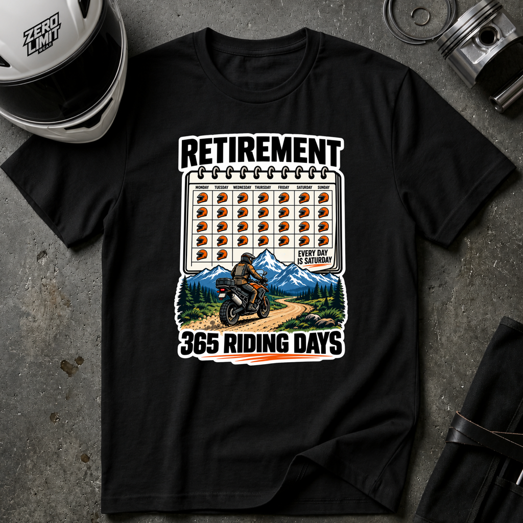 RETIREMENT CALENDAR T-SHIRT