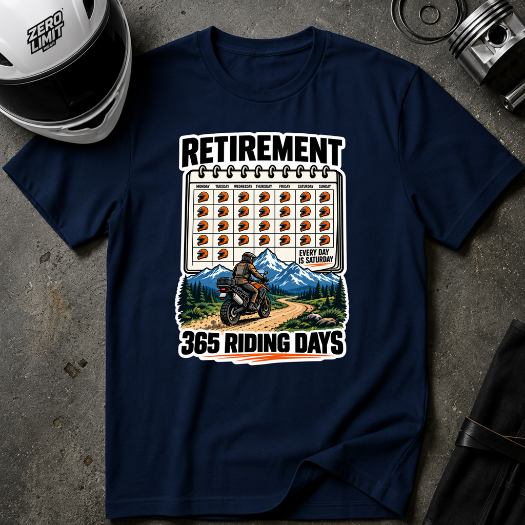 RETIREMENT CALENDAR T-SHIRT