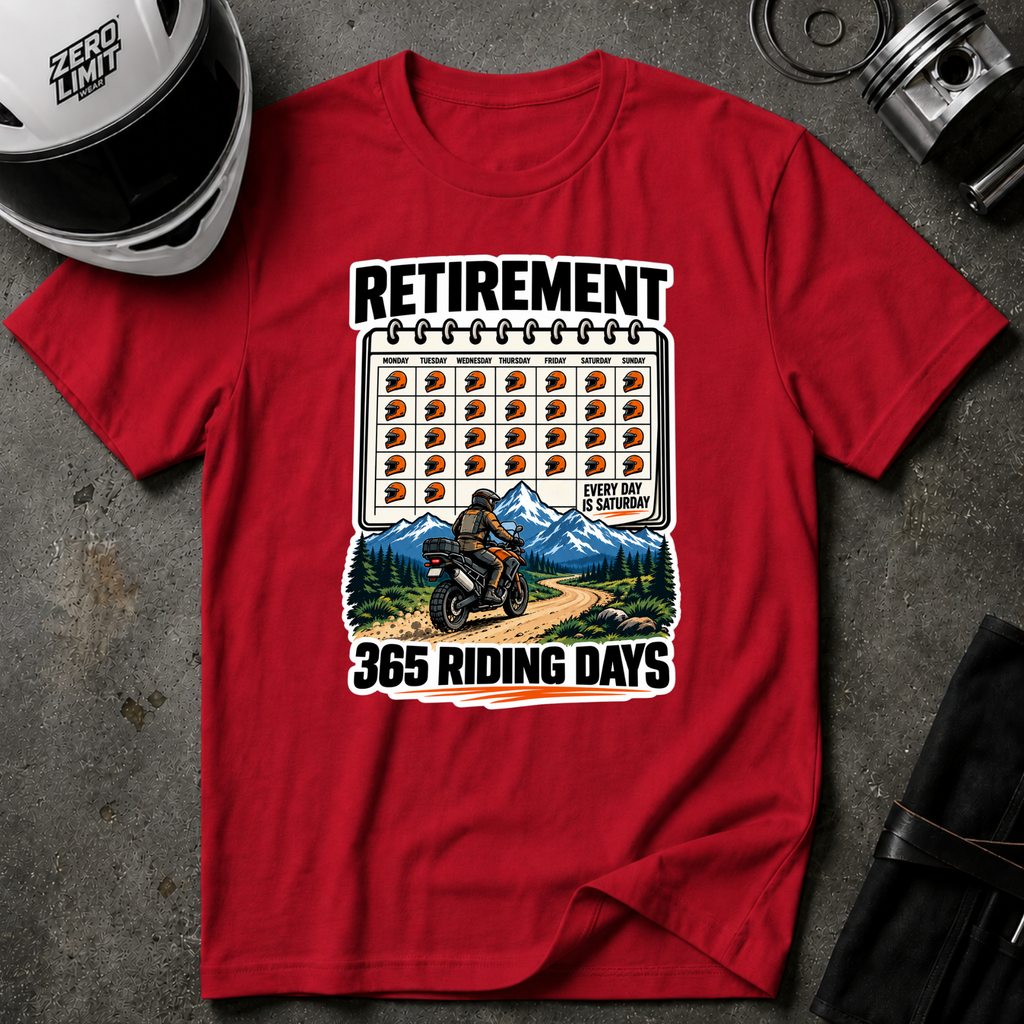 RETIREMENT CALENDAR T-SHIRT