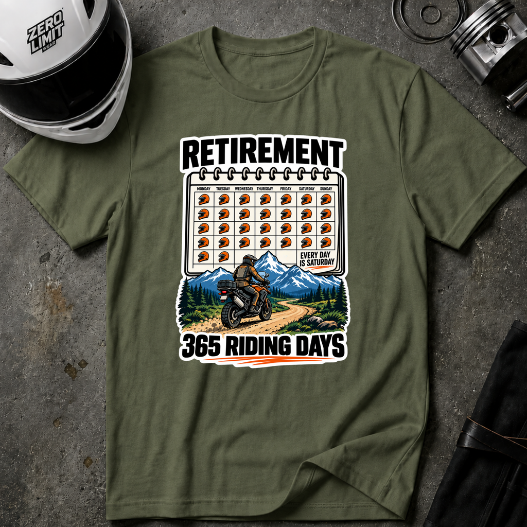 RETIREMENT CALENDAR T-SHIRT
