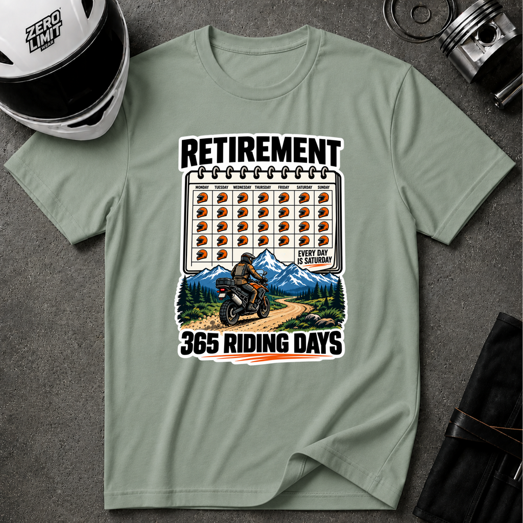 RETIREMENT CALENDAR T-SHIRT