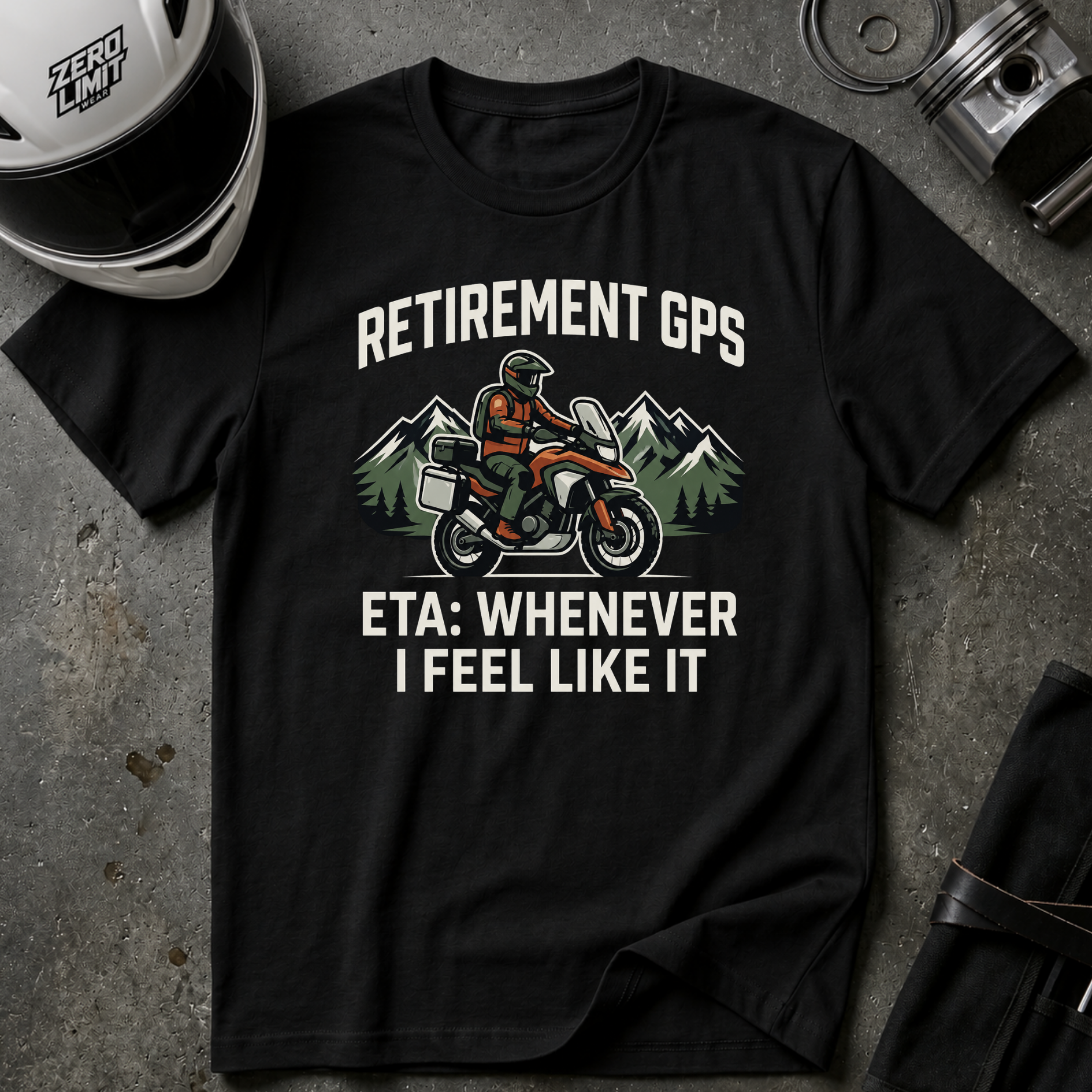 RETIREMENT GPS T-SHIRT