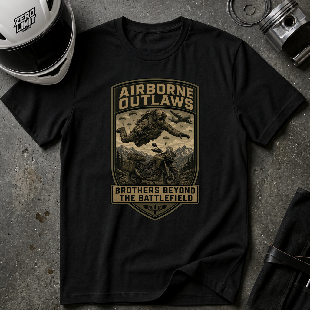 AIRBORNE OUTLAWS BROTHERHOOD T-SHIRT