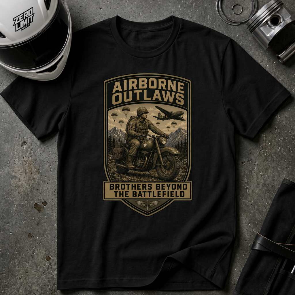 AIRBORNE OUTLAWS 1944 T-SHIRT