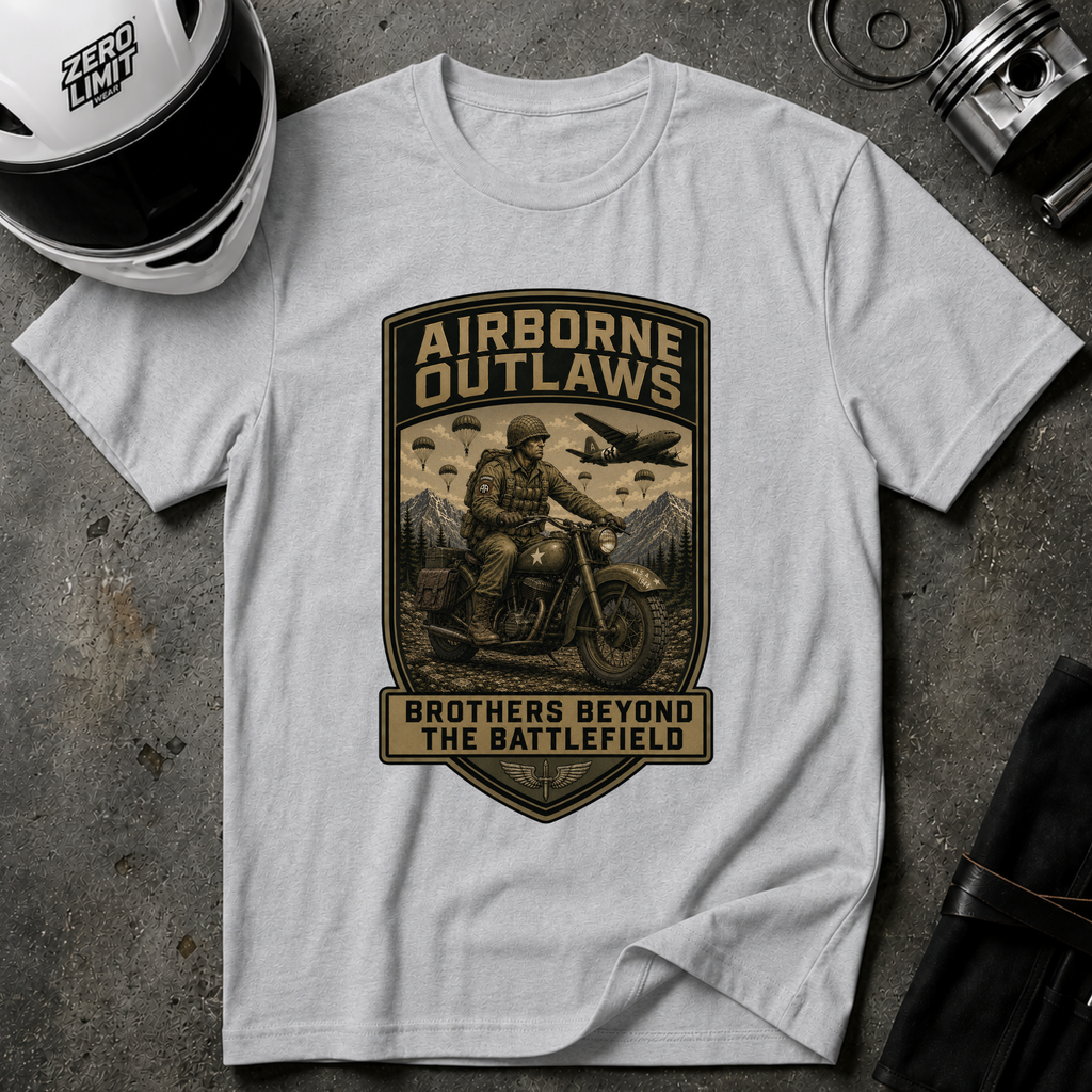 AIRBORNE OUTLAWS 1944 T-SHIRT