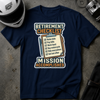RETIREMENT CHECKLIST T-SHIRT