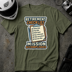 RETIREMENT CHECKLIST T-SHIRT