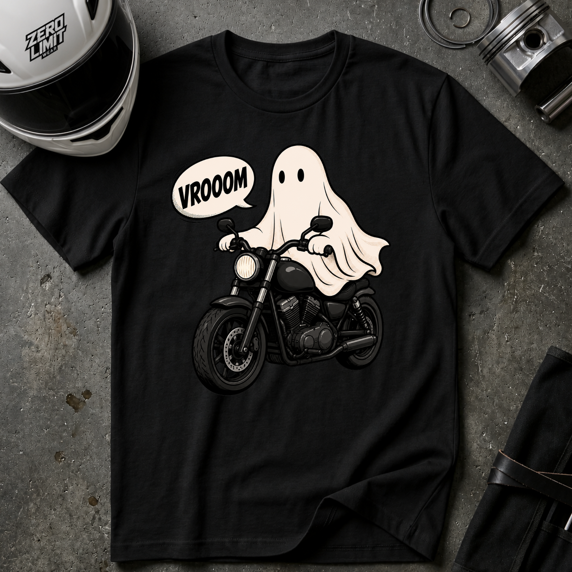 VROOOM GHOST T-SHIRT
