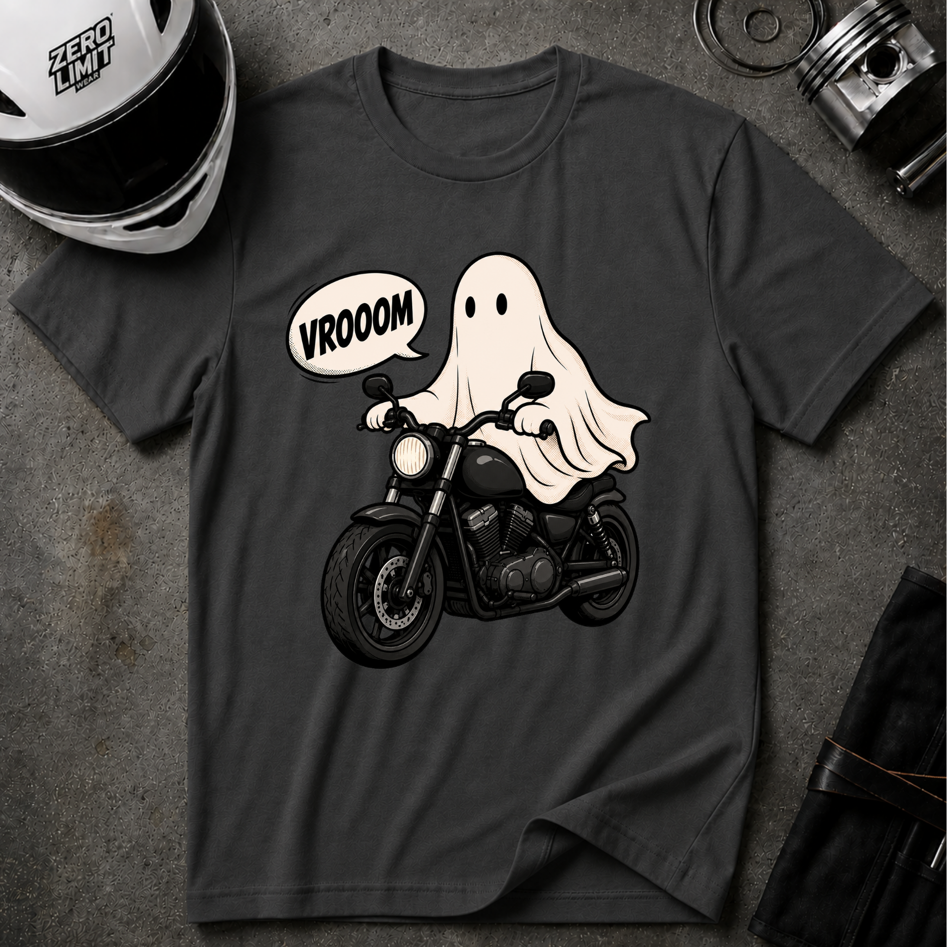 VROOOM GHOST T-SHIRT