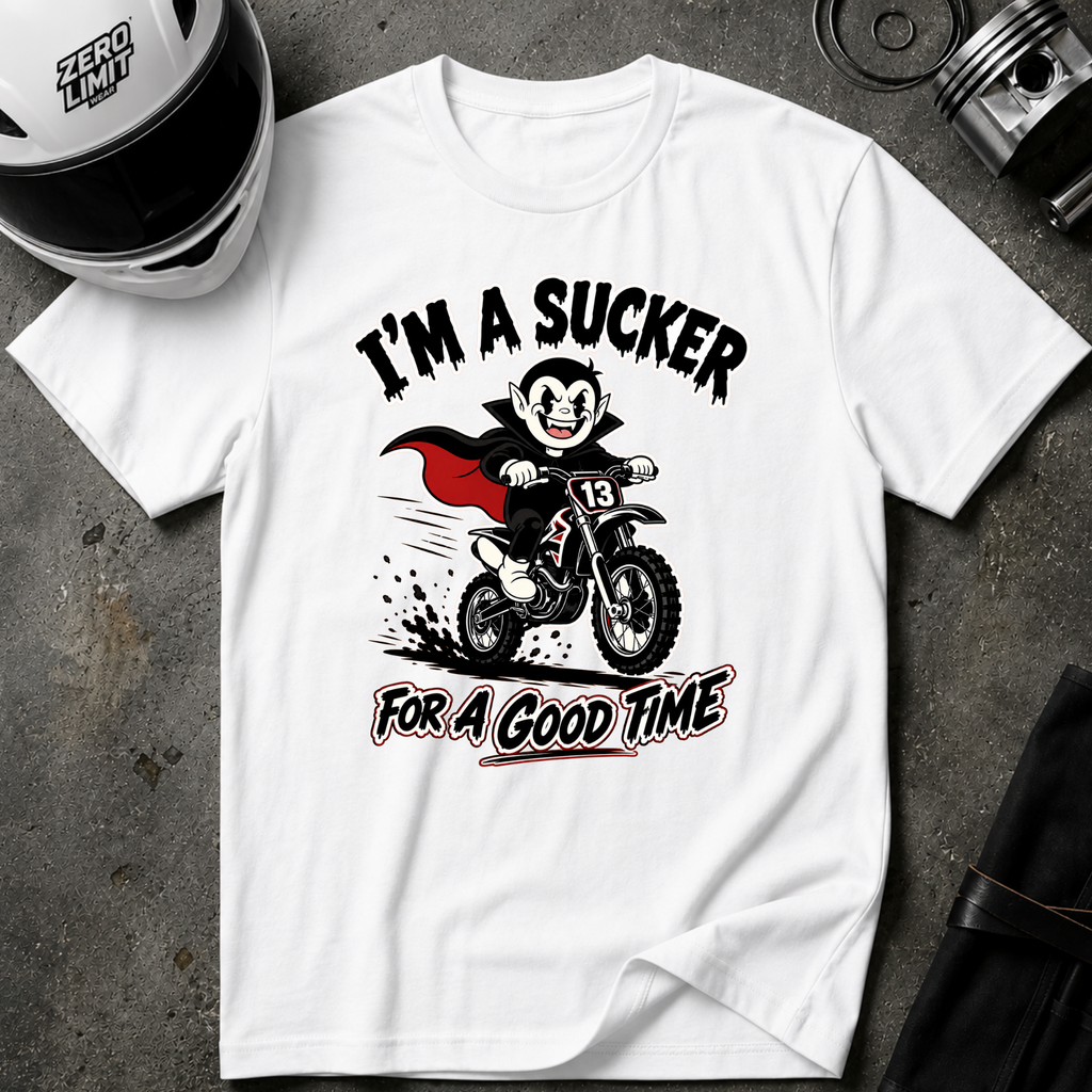 SUCKER FOR A GOOD TIME T-SHIRT