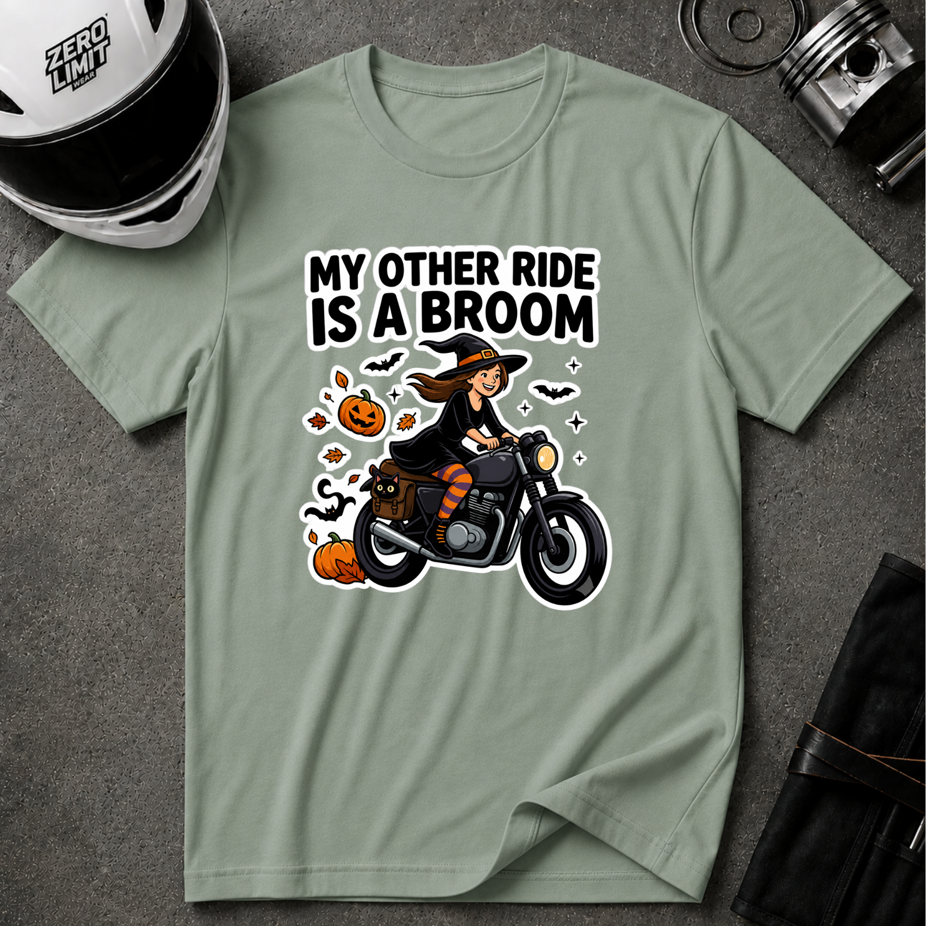 CAFE RACER WITCH T-SHIRT