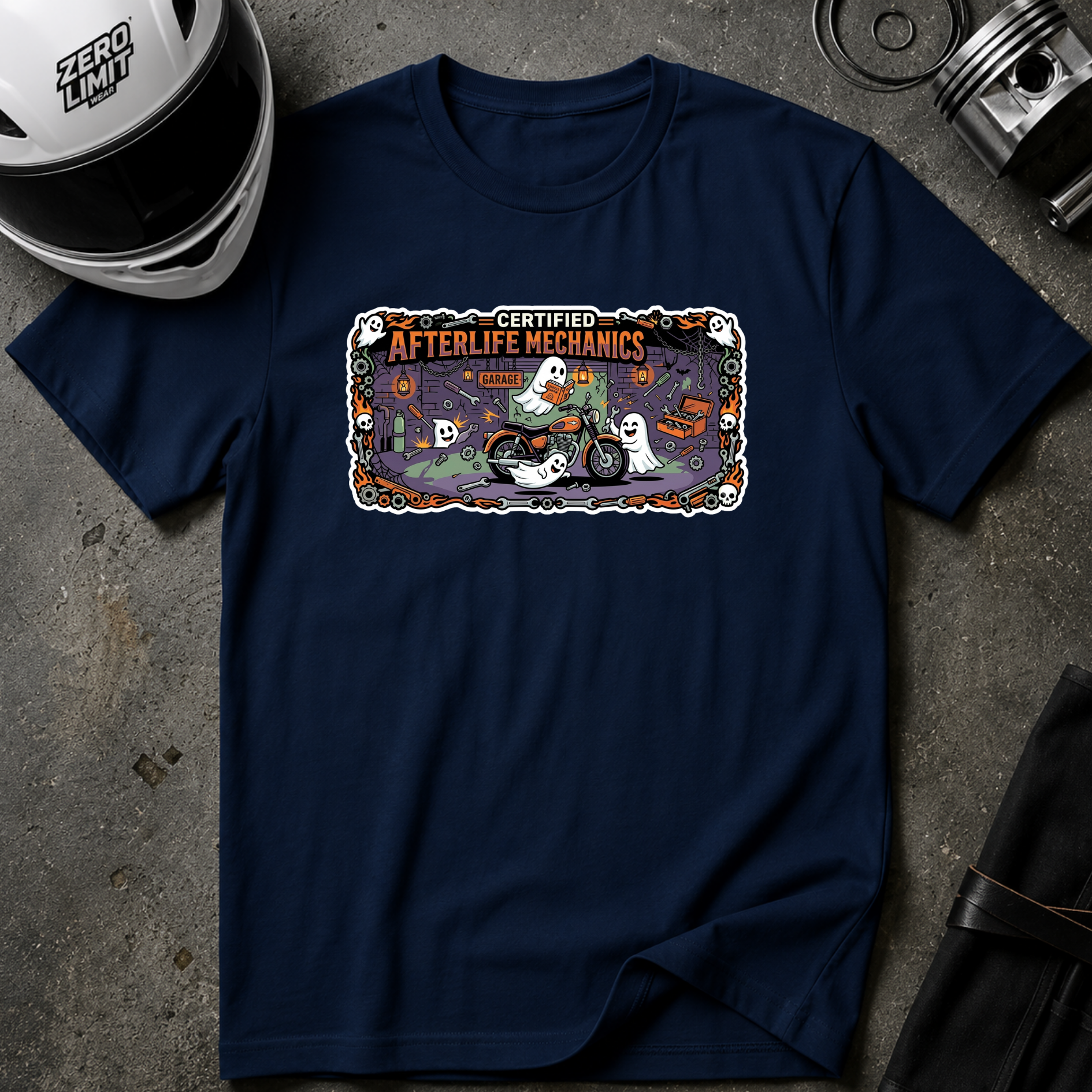AFTERLIFE MECHANICS T-SHIRT