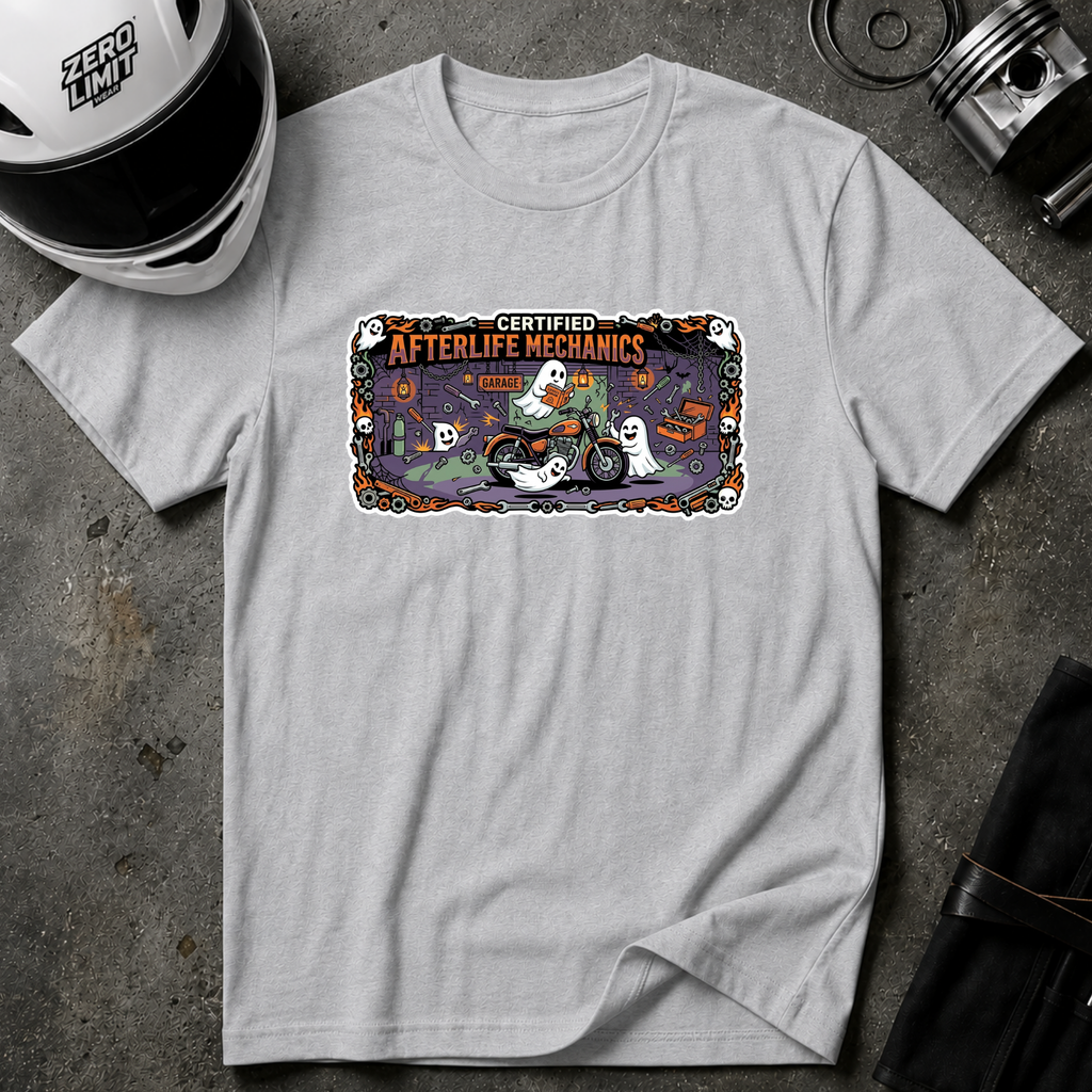 AFTERLIFE MECHANICS T-SHIRT