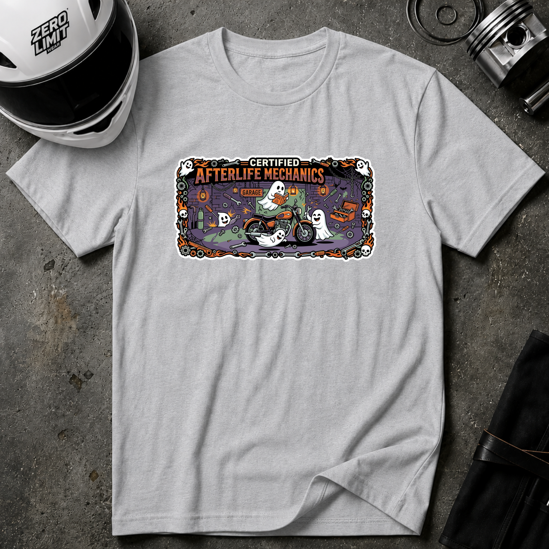 AFTERLIFE MECHANICS T-SHIRT
