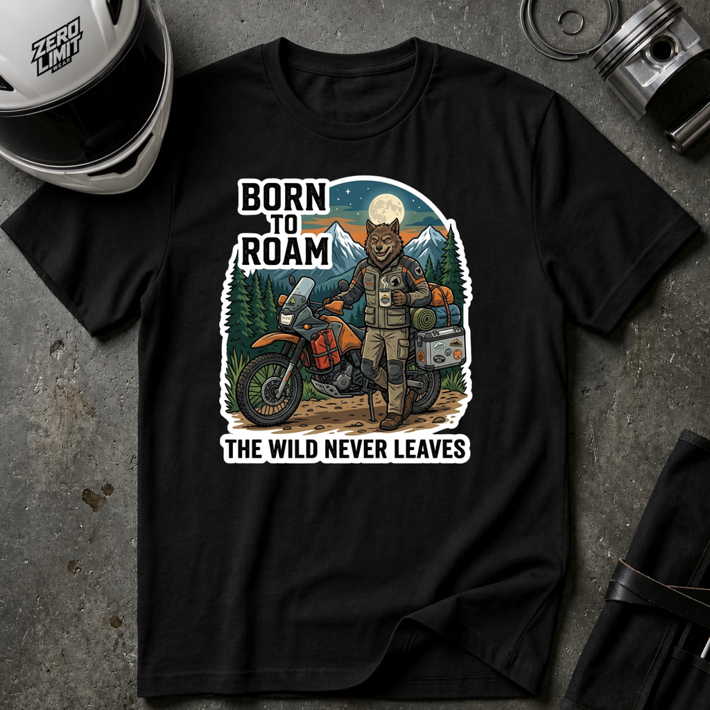 BORN TO ROAM T-SHIRT