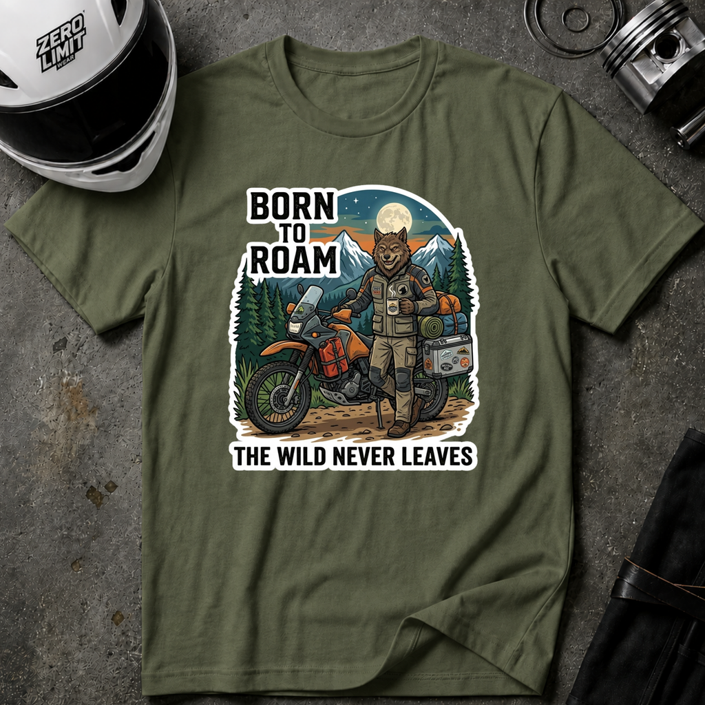 BORN TO ROAM T-SHIRT