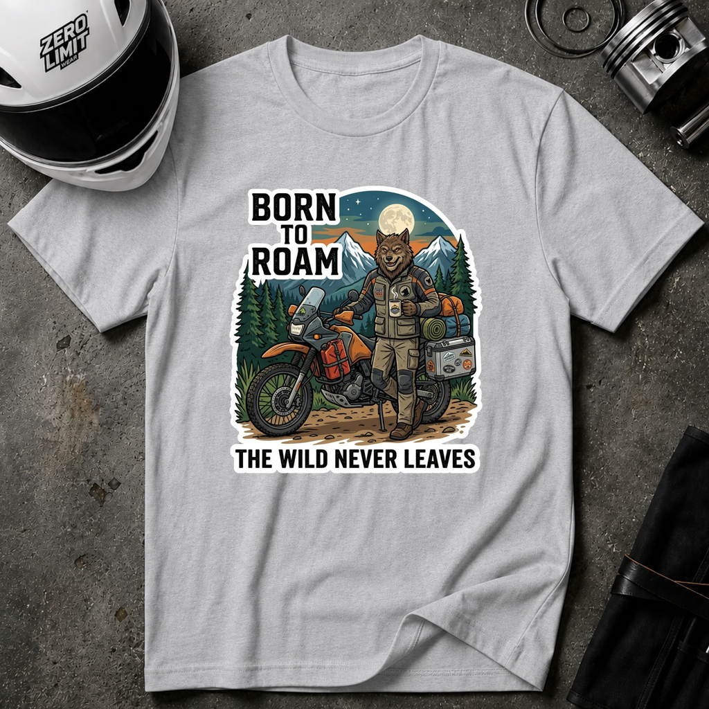 BORN TO ROAM T-SHIRT