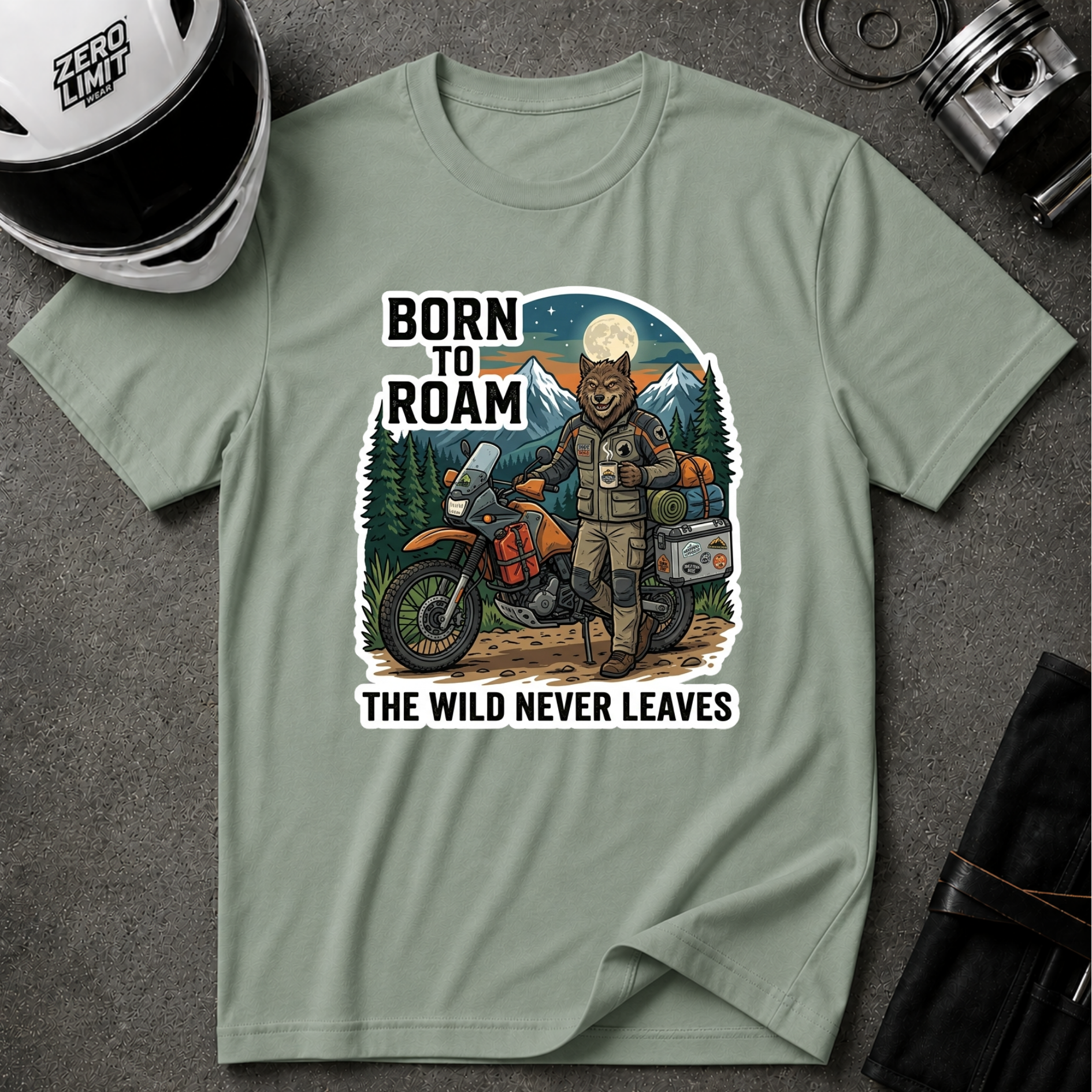 BORN TO ROAM T-SHIRT