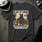 BLACK CAT GARAGE T-SHIRT