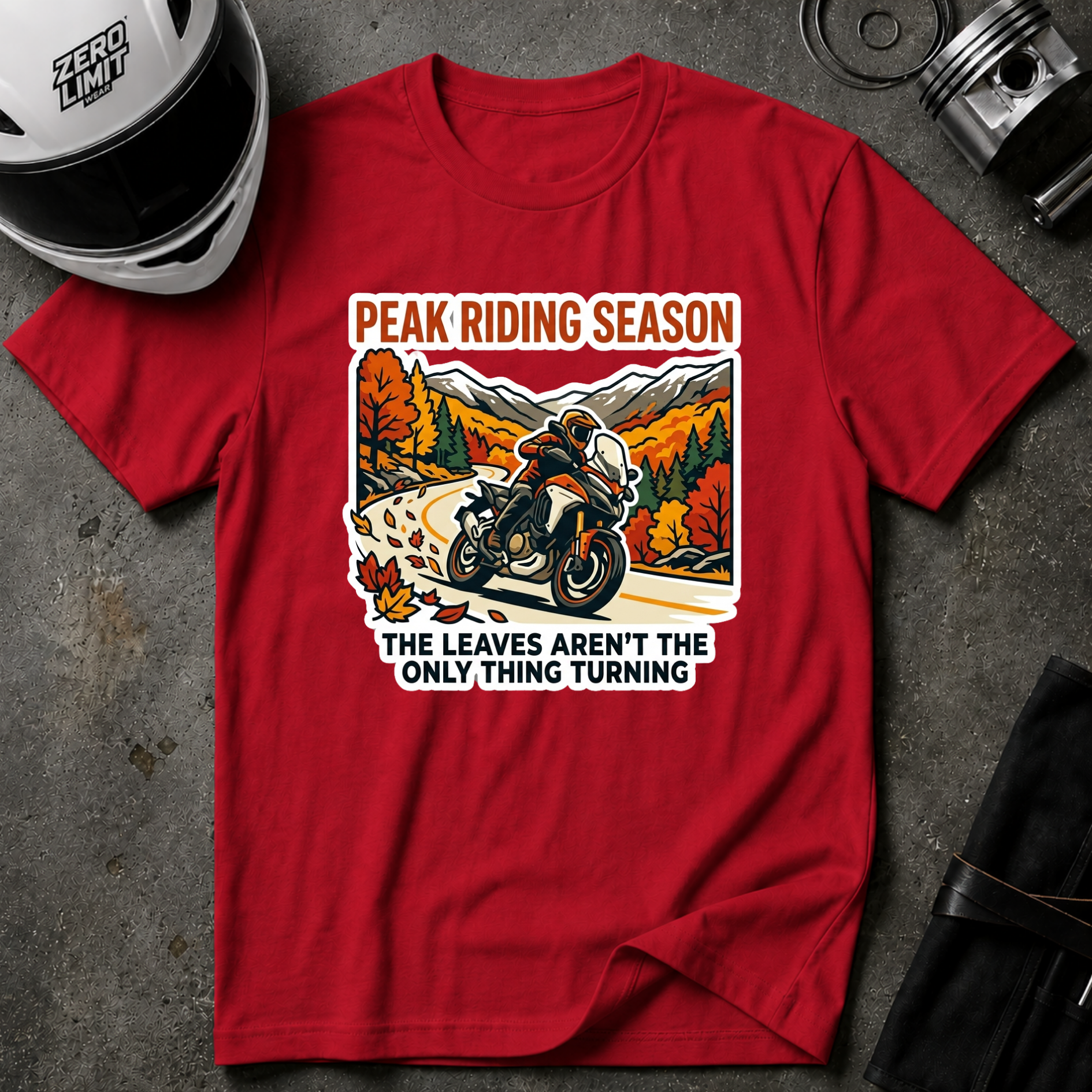 FALL RIDING T-SHIRT
