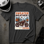LEATHER > SWEATER T-SHIRT