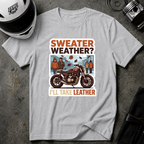 LEATHER > SWEATER T-SHIRT