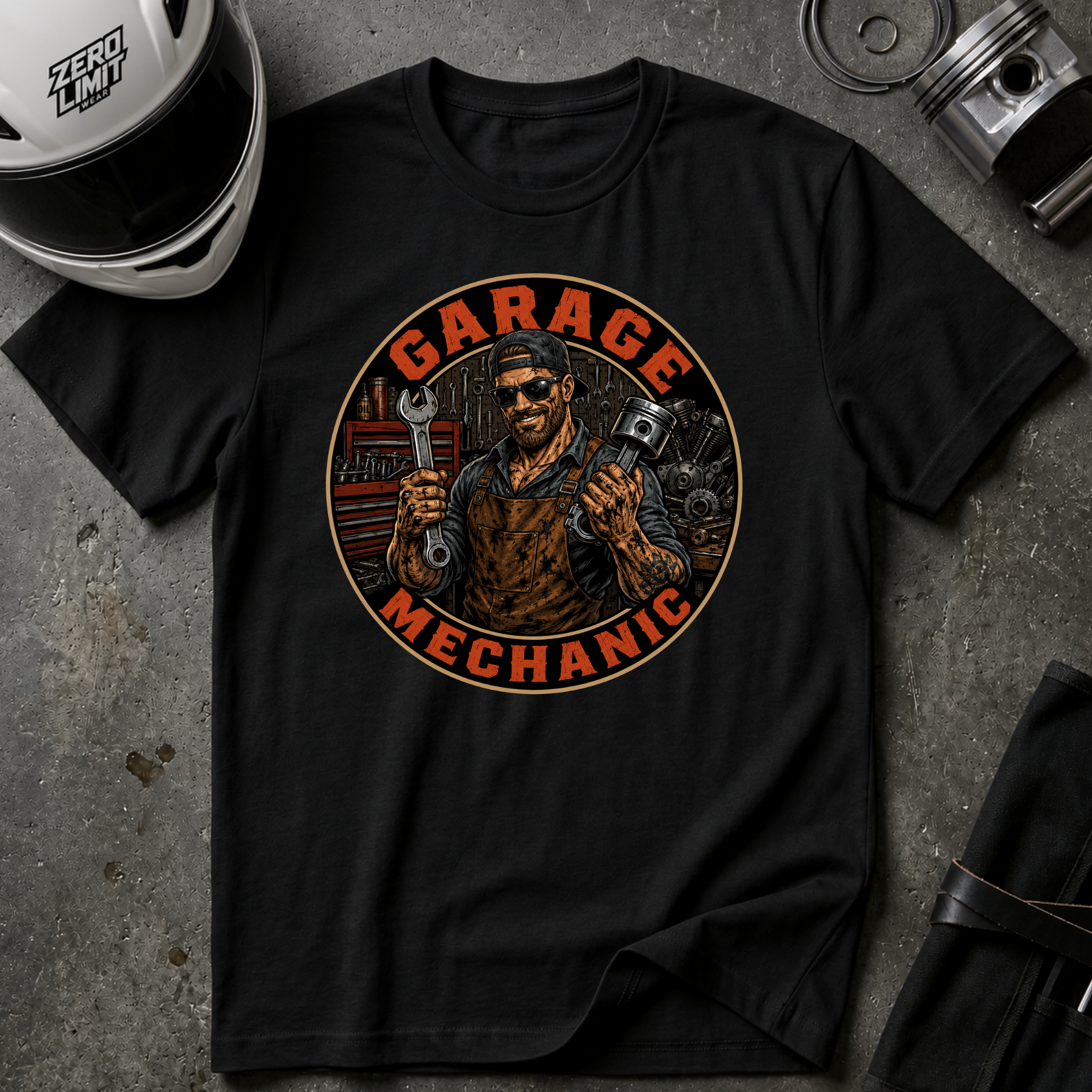GARAGE MECHANIC T-SHIRT