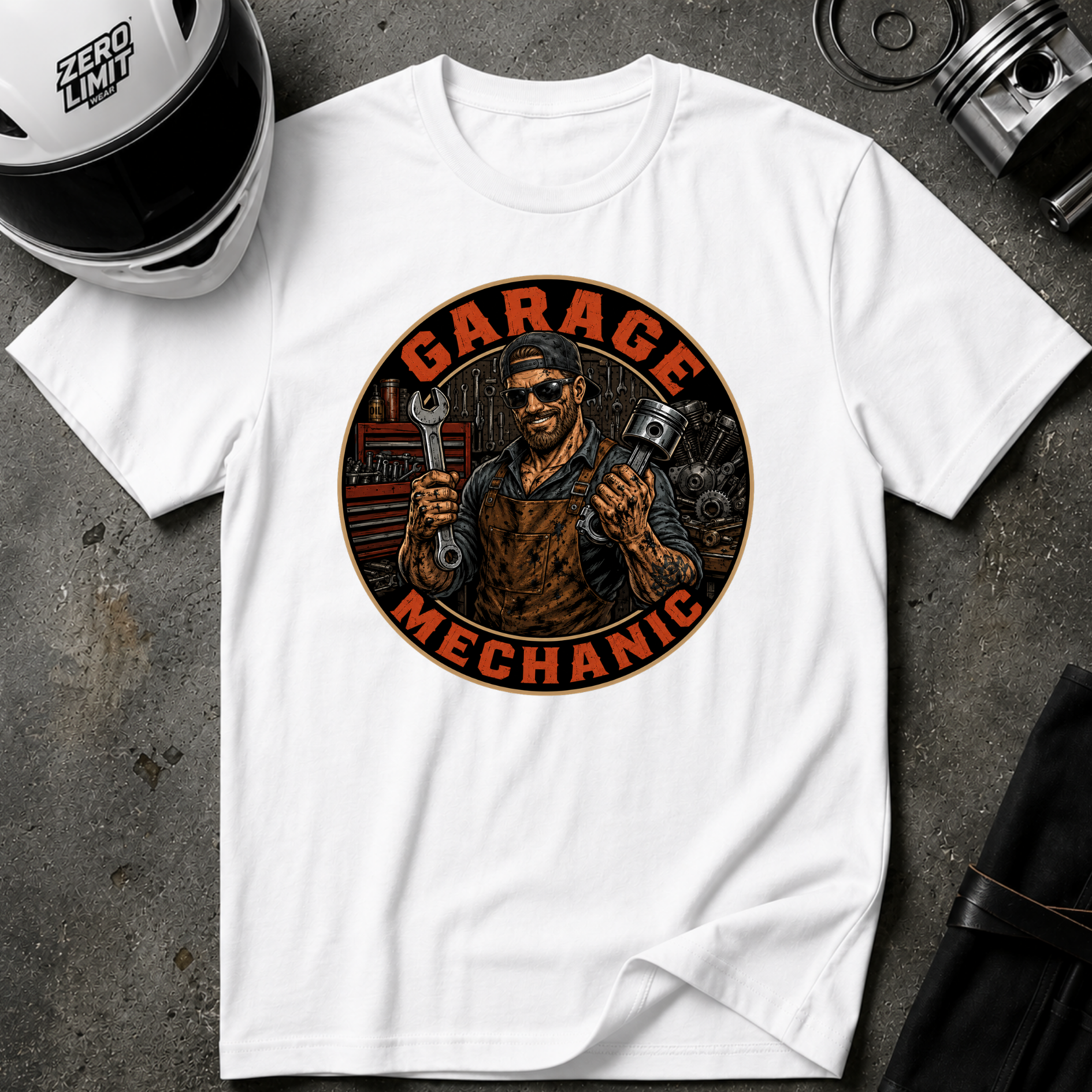 GARAGE MECHANIC T-SHIRT