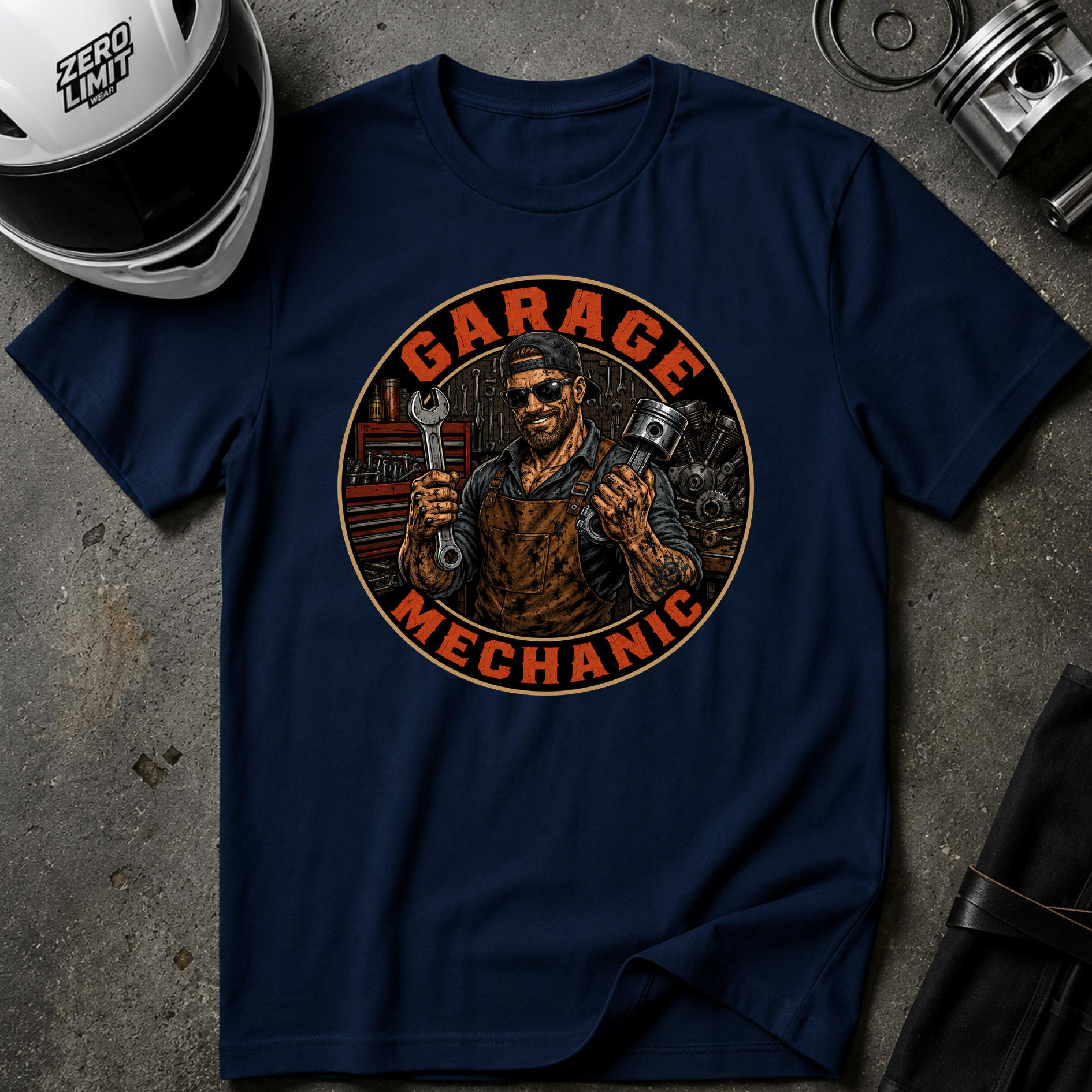GARAGE MECHANIC T-SHIRT