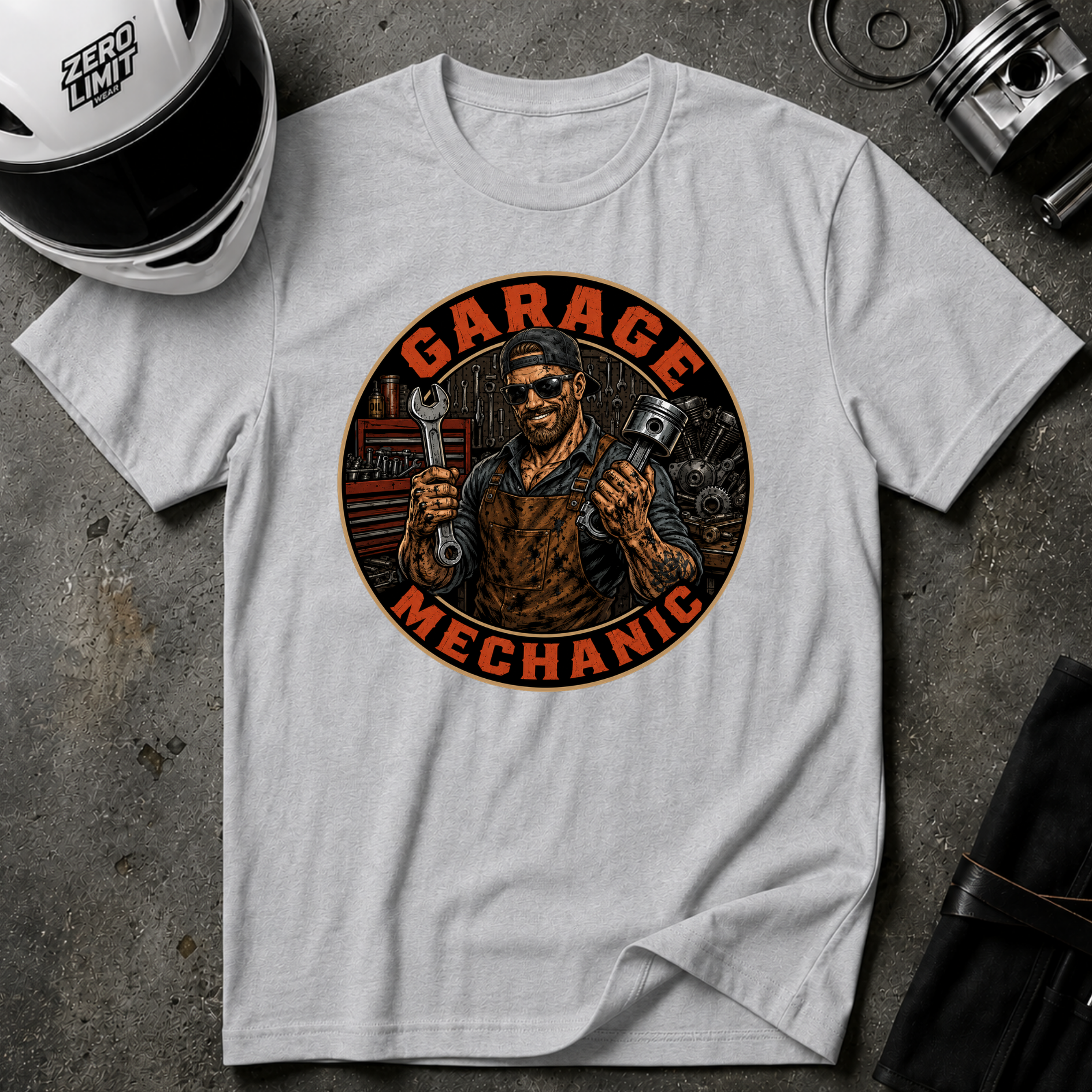 GARAGE MECHANIC T-SHIRT