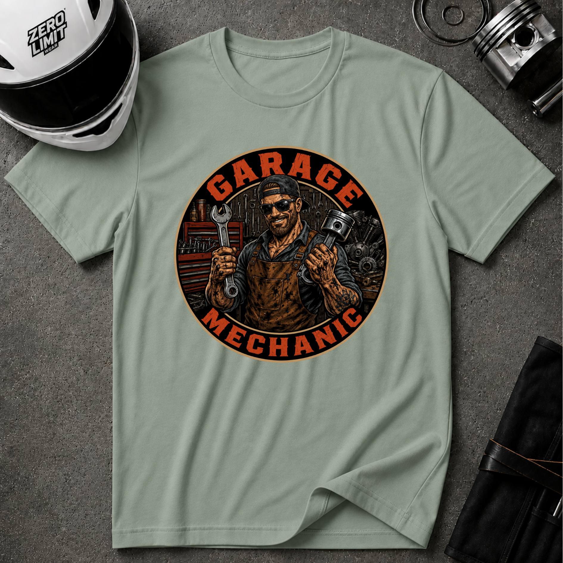 GARAGE MECHANIC T-SHIRT
