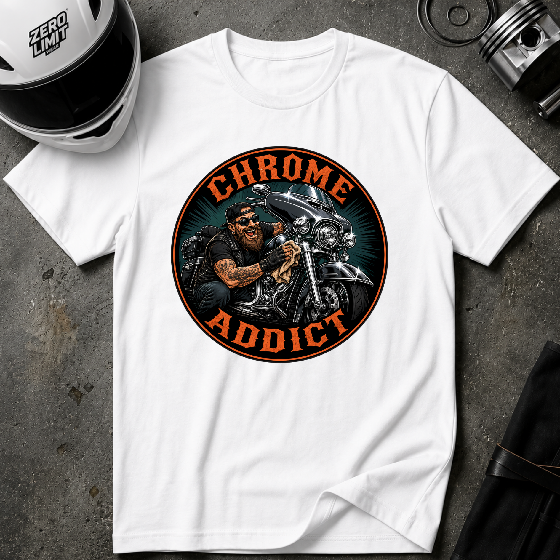 CHROME ADDICT T-SHIRT