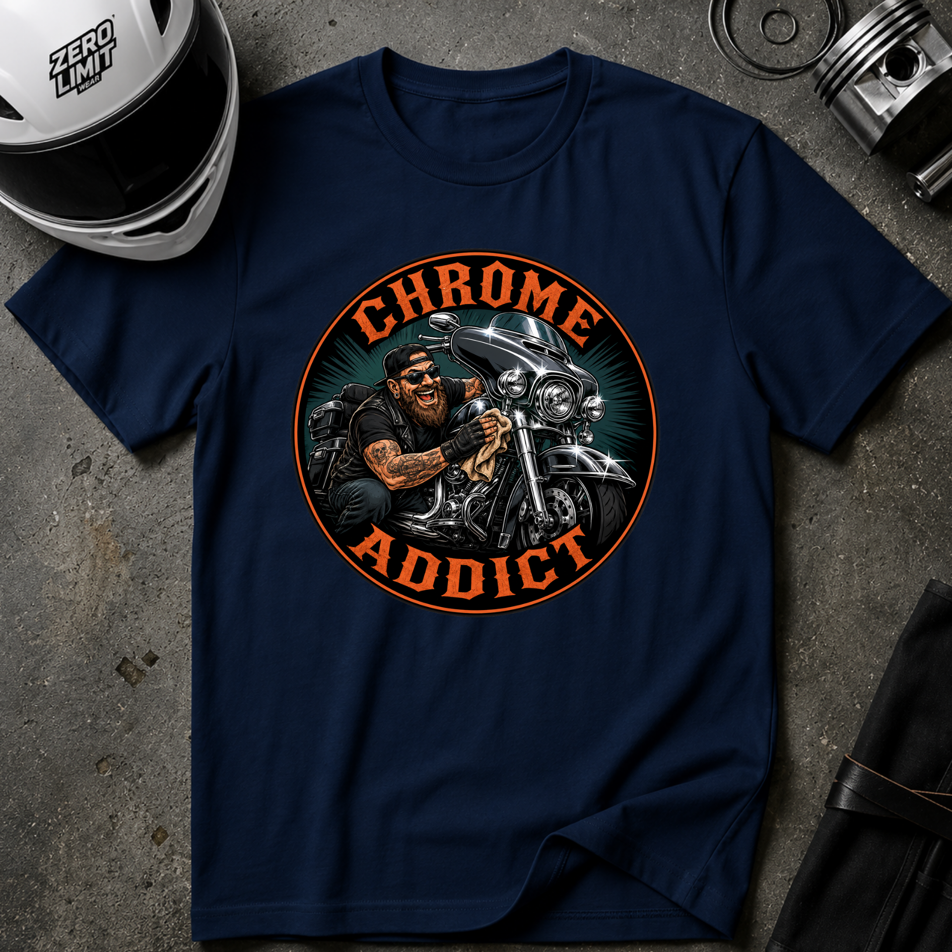 CHROME ADDICT T-SHIRT