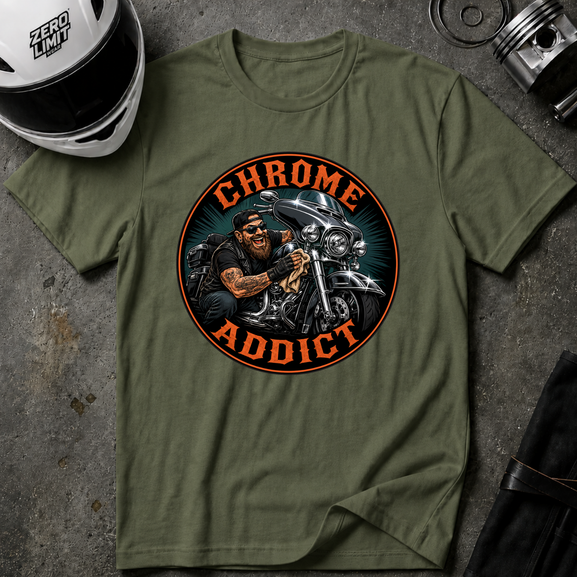 CHROME ADDICT T-SHIRT