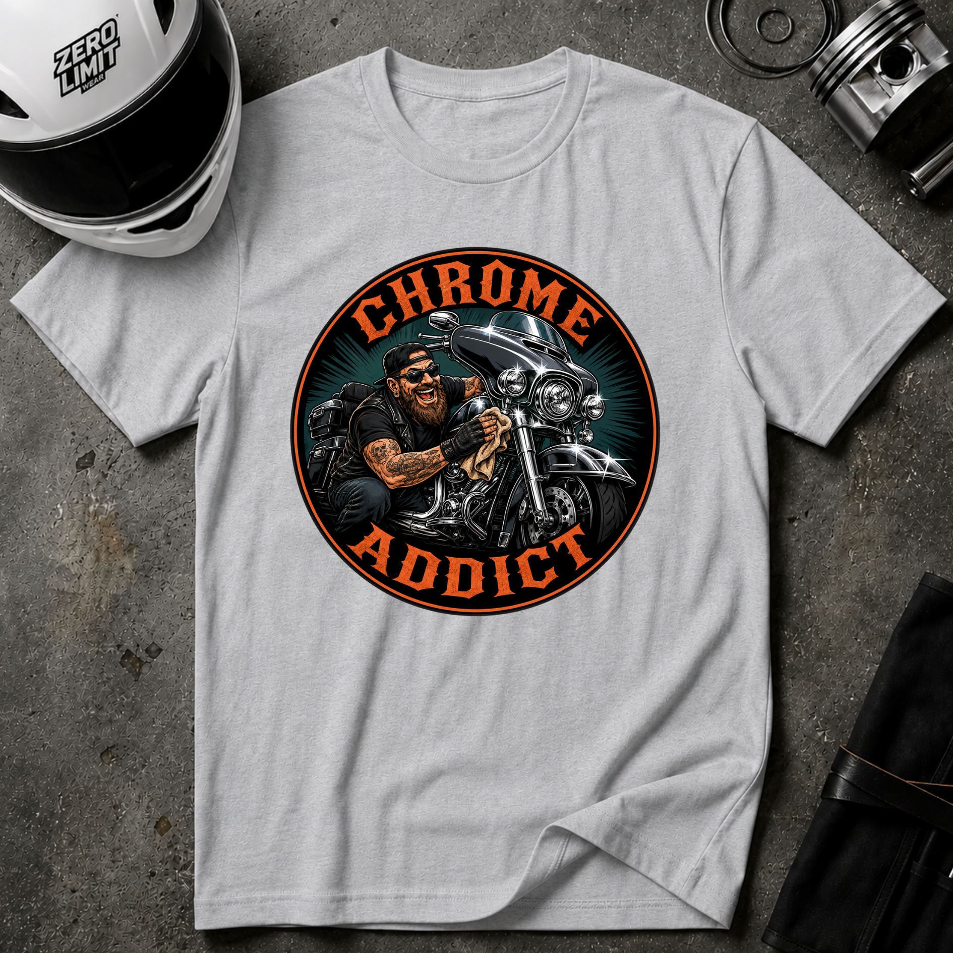CHROME ADDICT T-SHIRT