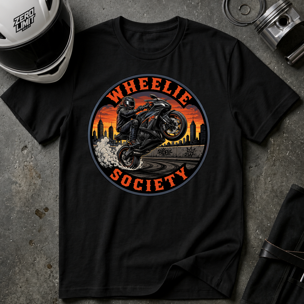 WHEELIE SOCIETY T-SHIRT