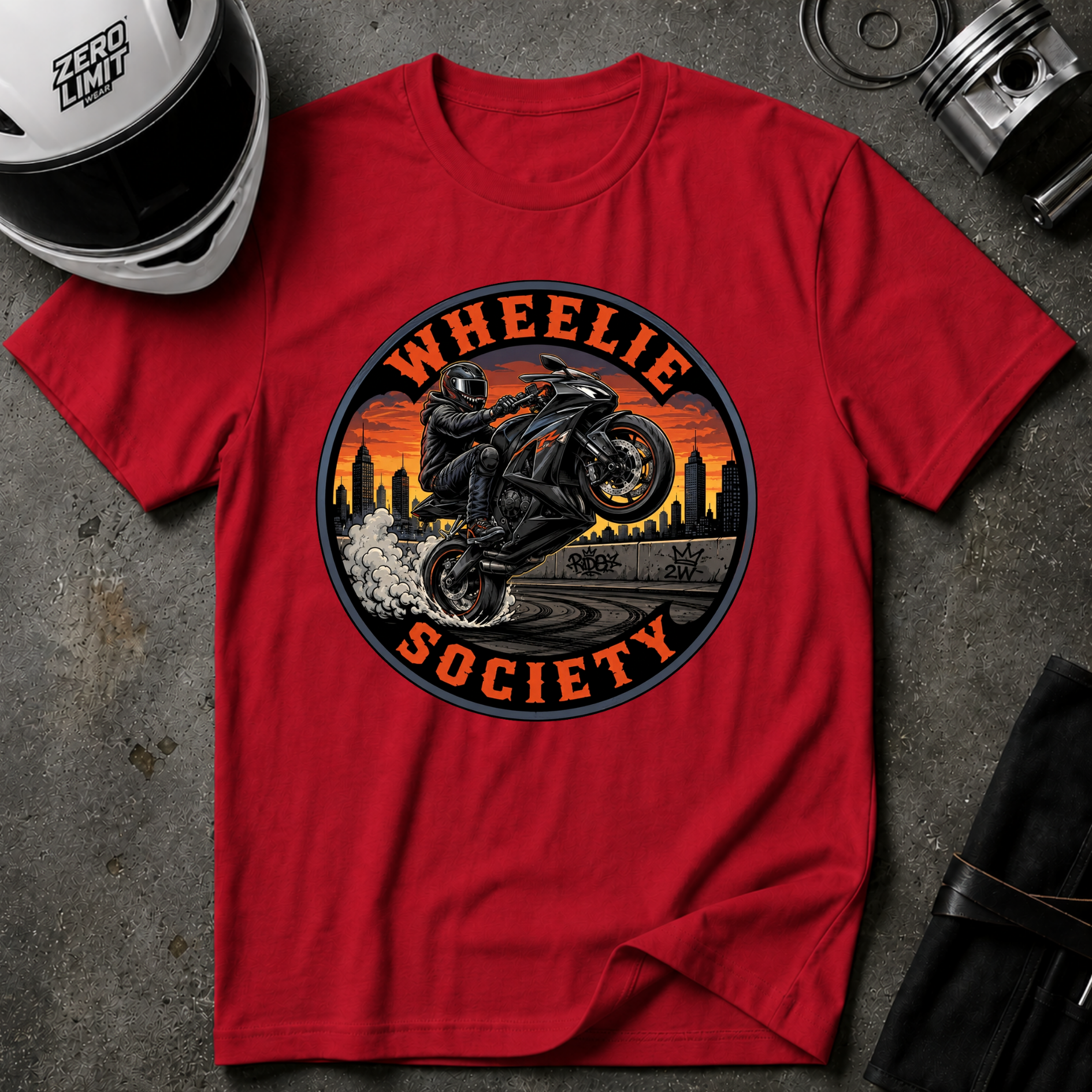 WHEELIE SOCIETY T-SHIRT