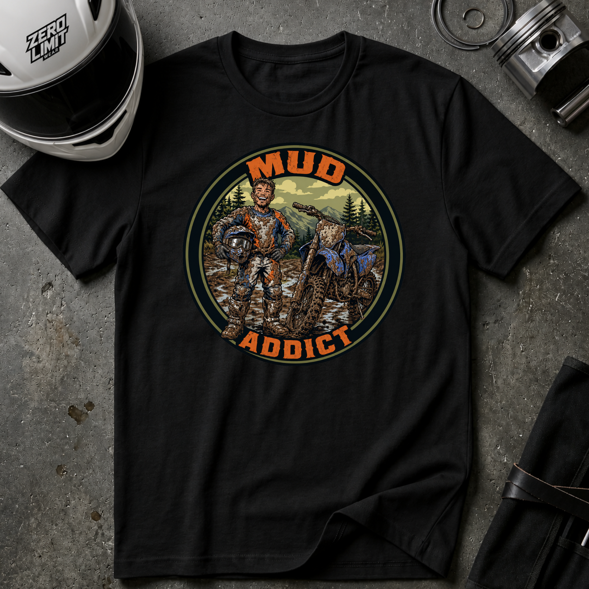 MUD ADDICT T-SHIRT