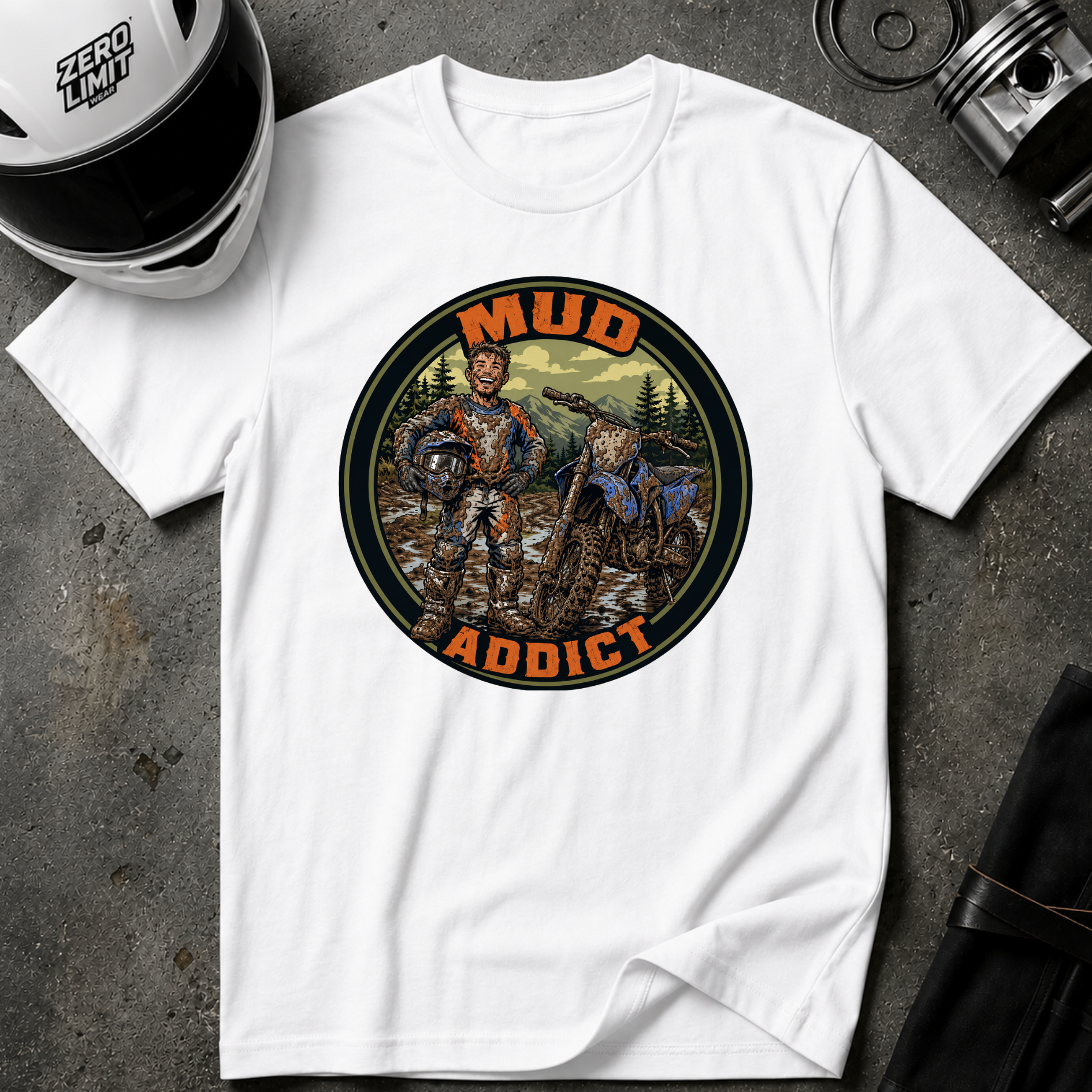 MUD ADDICT T-SHIRT