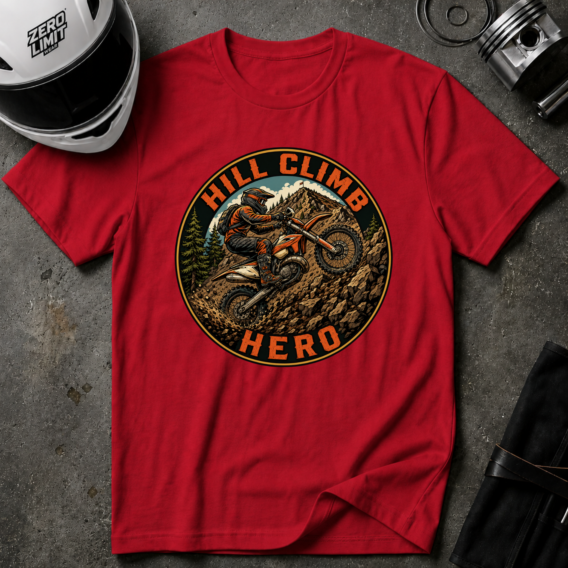 HILL CLIMB HERO T-SHIRT