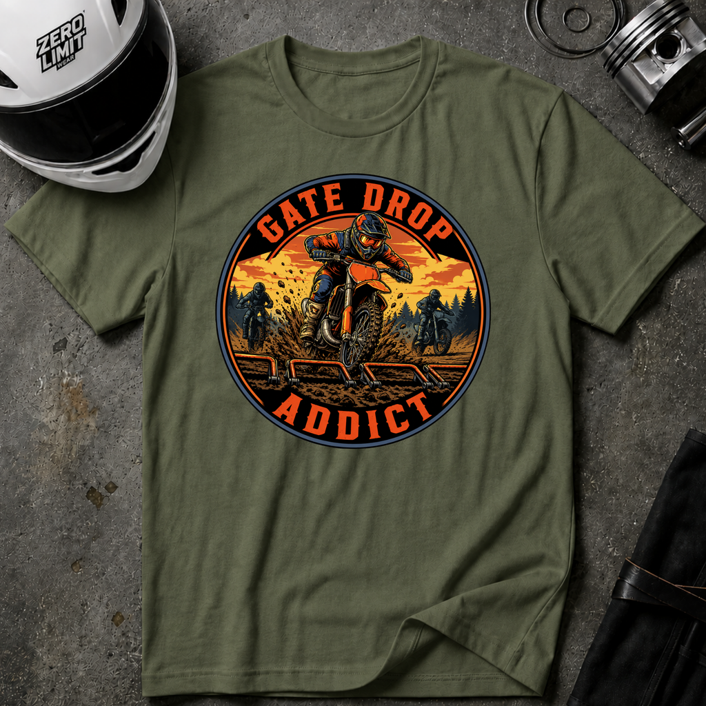GATE DROP ADDICT T-SHIRT