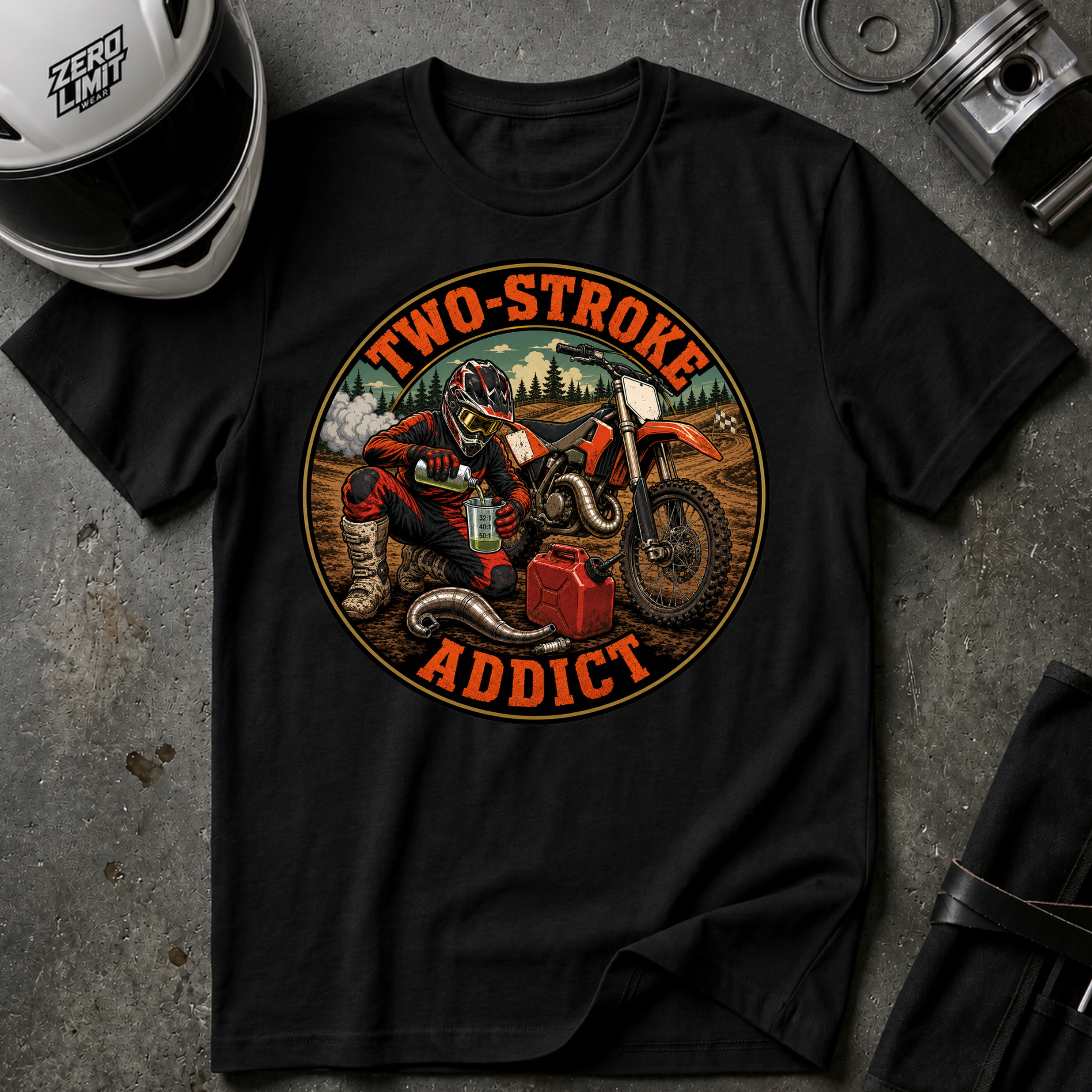 2 STROKE ADDICT T-SHIRT