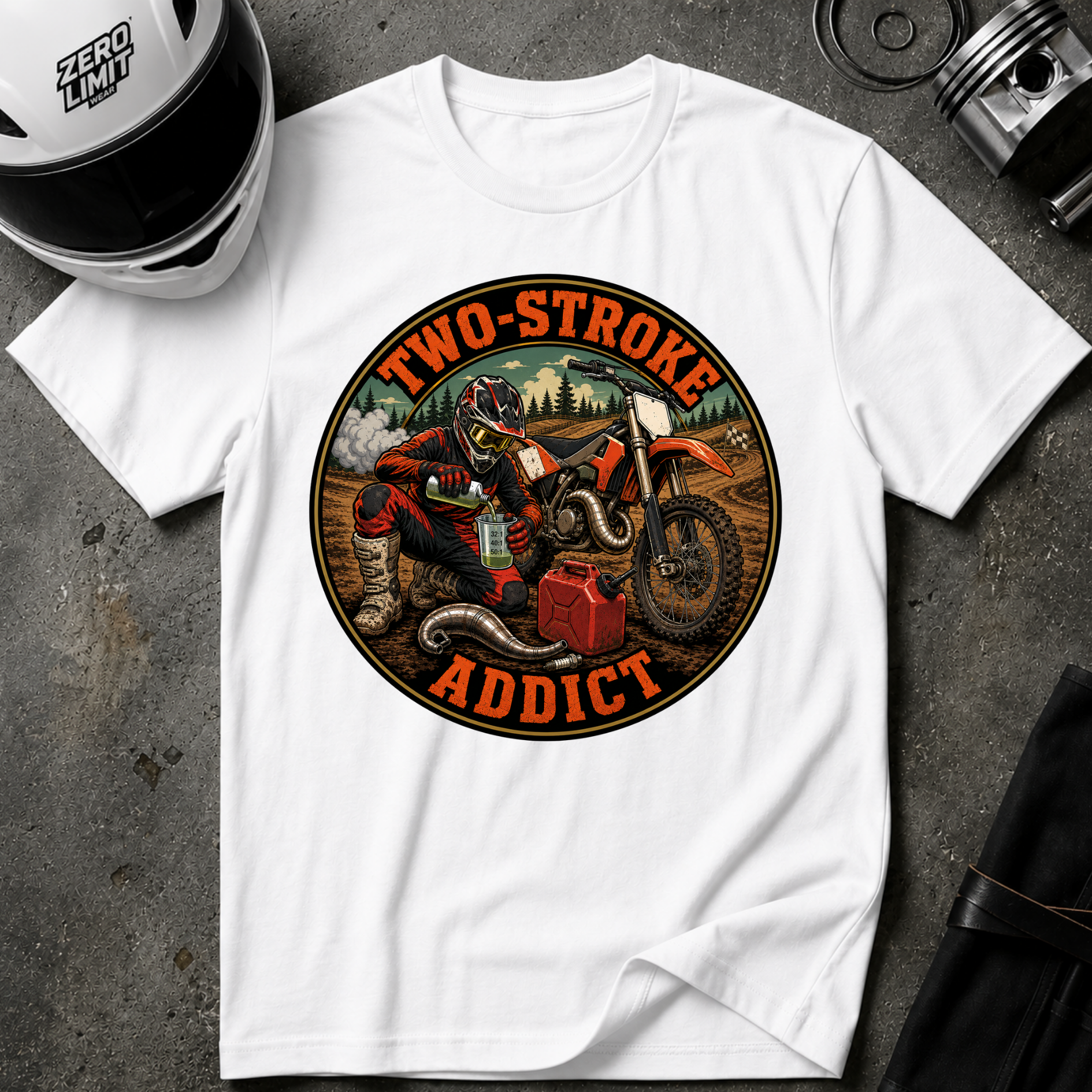 2 STROKE ADDICT T-SHIRT