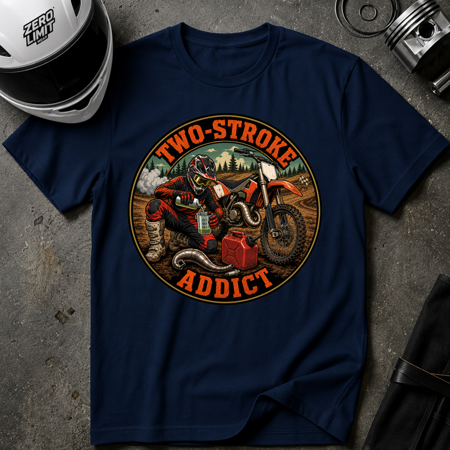 2 STROKE ADDICT T-SHIRT